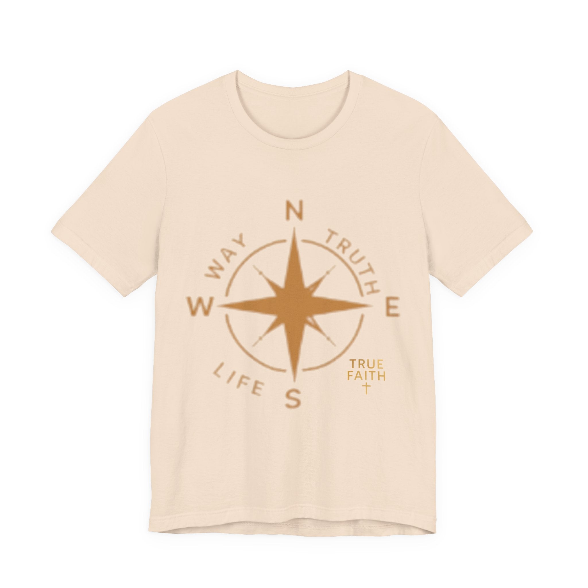 Compass of Faith T‑Shirt — "Way Truth Life" Christian Graphic Tee