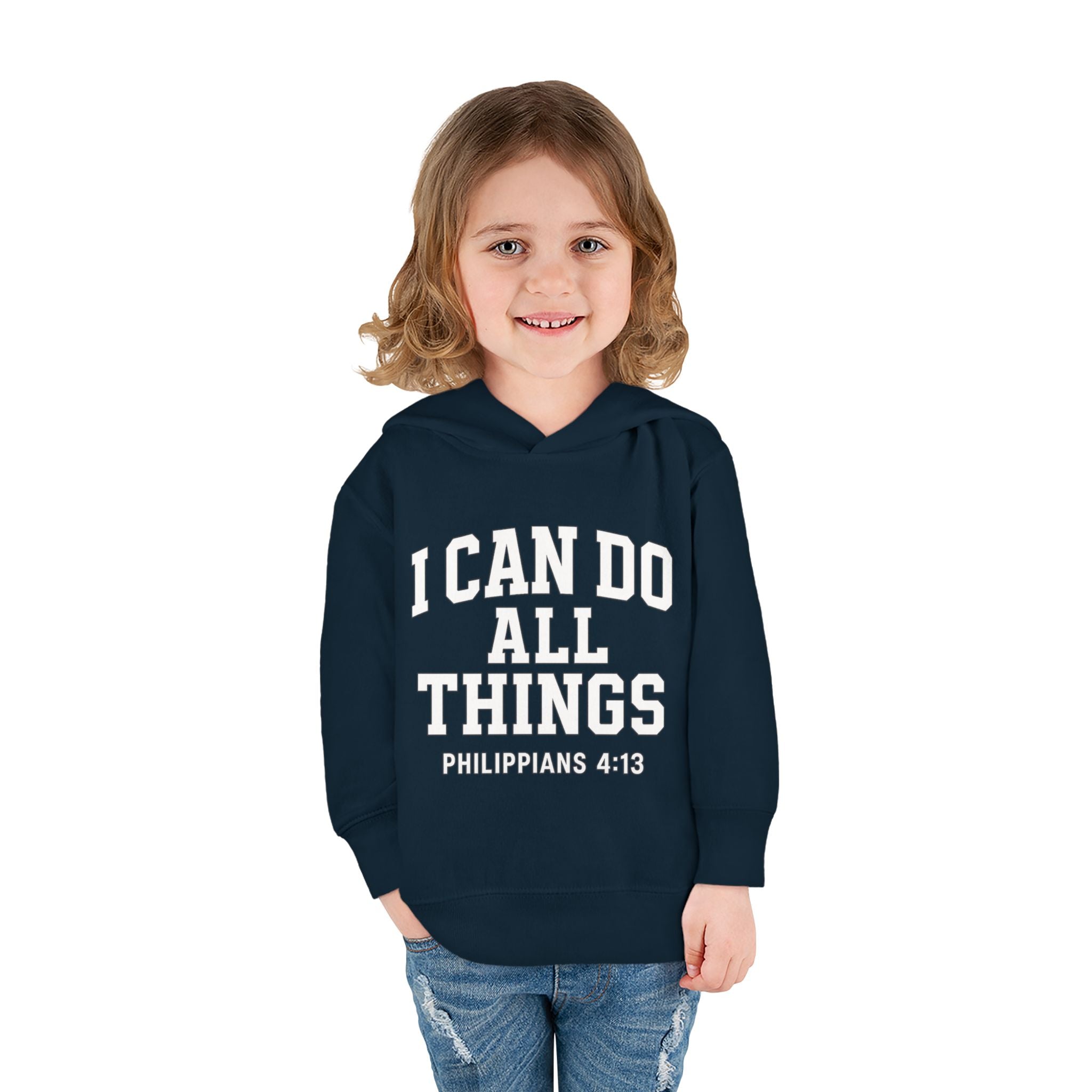 "I Can Do All Things" Toddler Hoodie