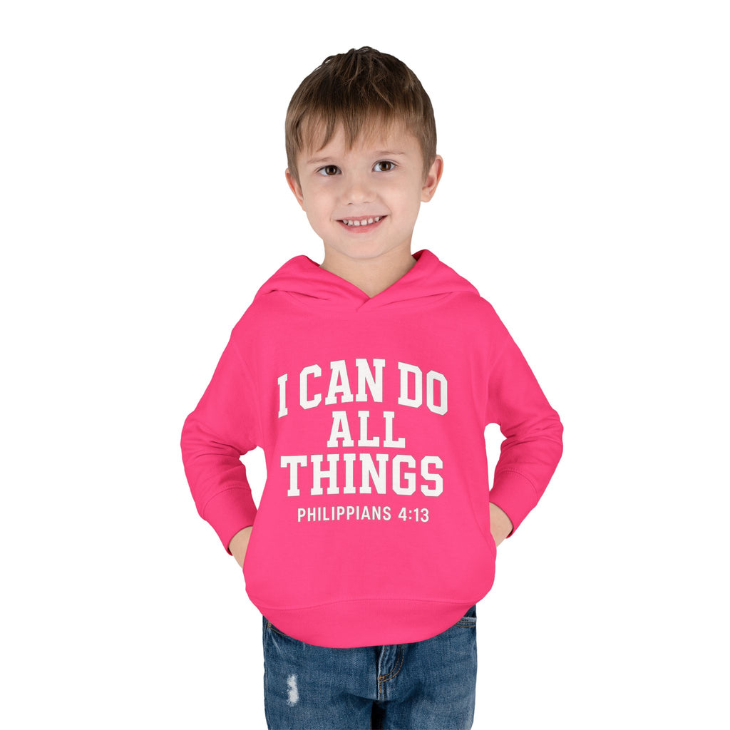 "I Can Do All Things" Toddler Hoodie