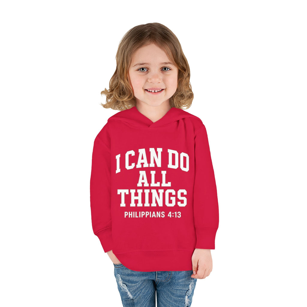 "I Can Do All Things" Toddler Hoodie