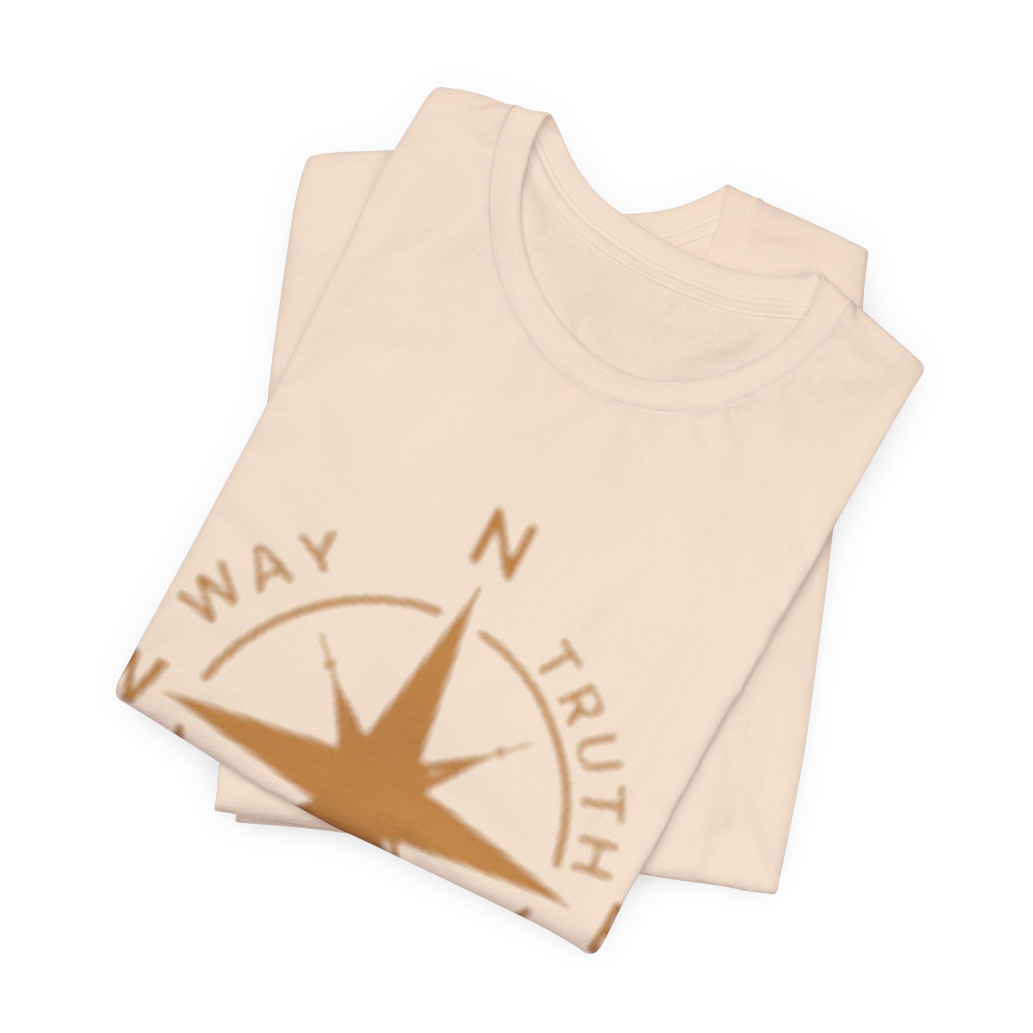 Compass of Faith T‑Shirt — "Way Truth Life" Christian Graphic Tee