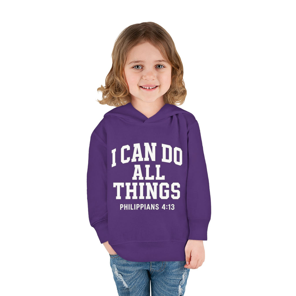 "I Can Do All Things" Toddler Hoodie