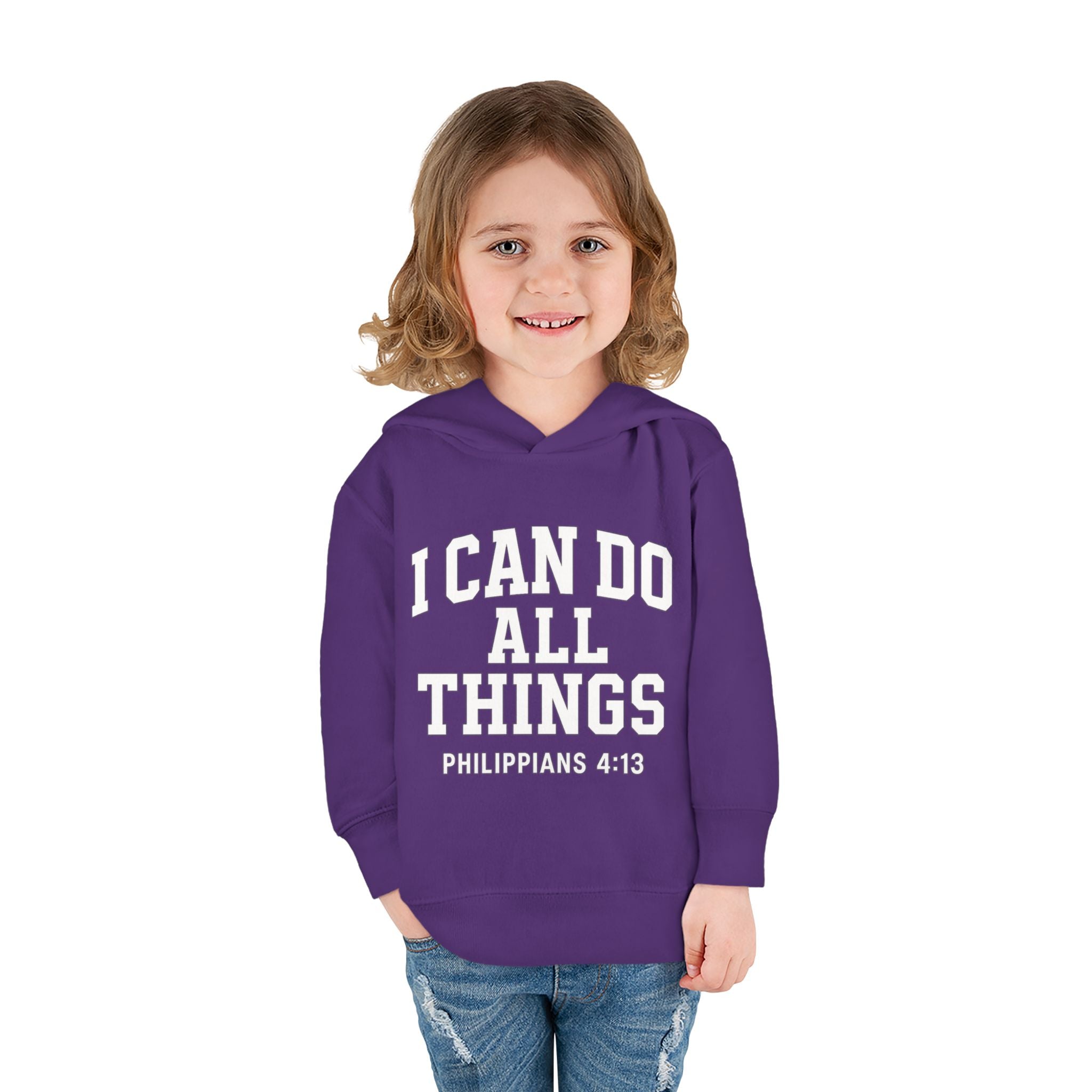 "I Can Do All Things" Toddler Hoodie