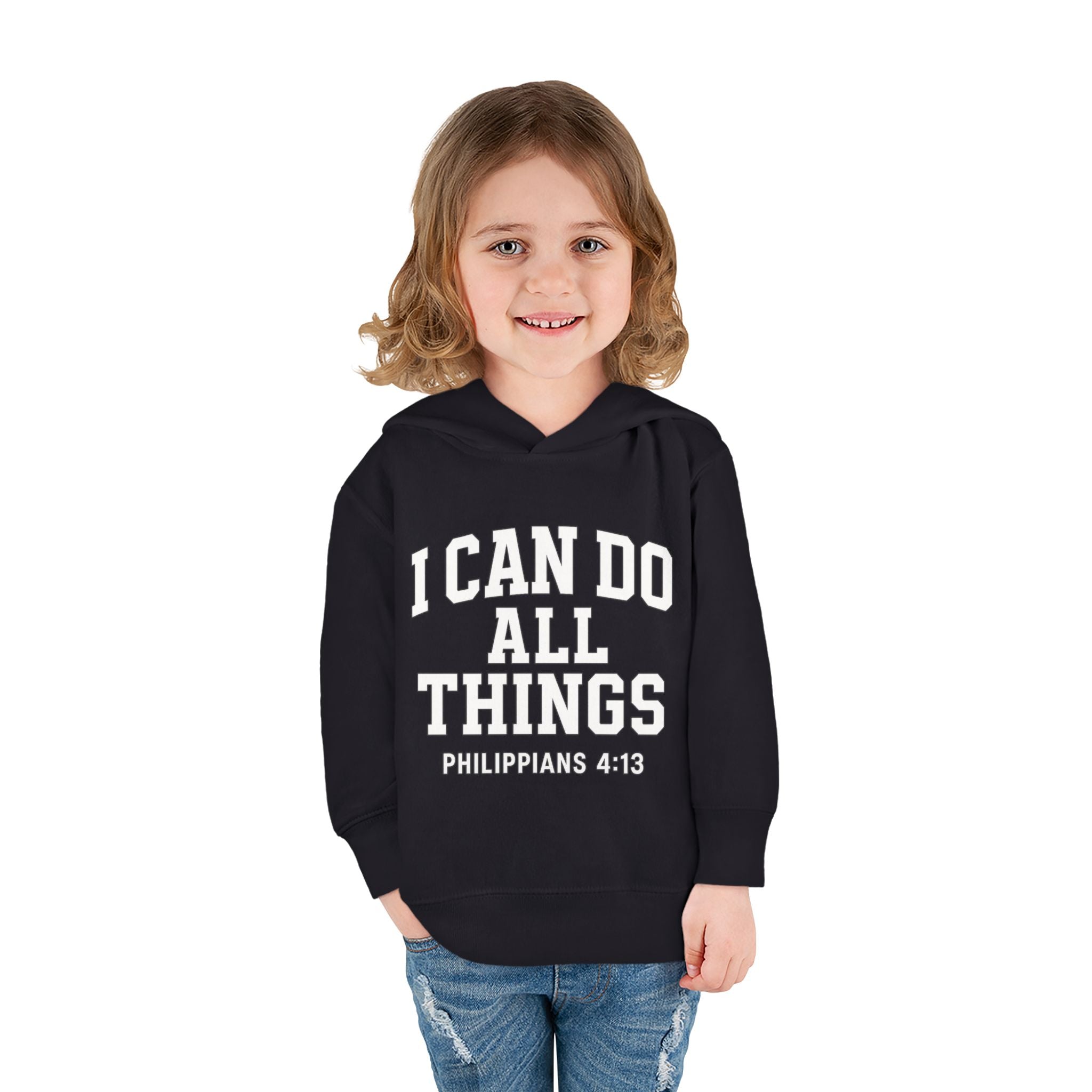 "I Can Do All Things" Toddler Hoodie