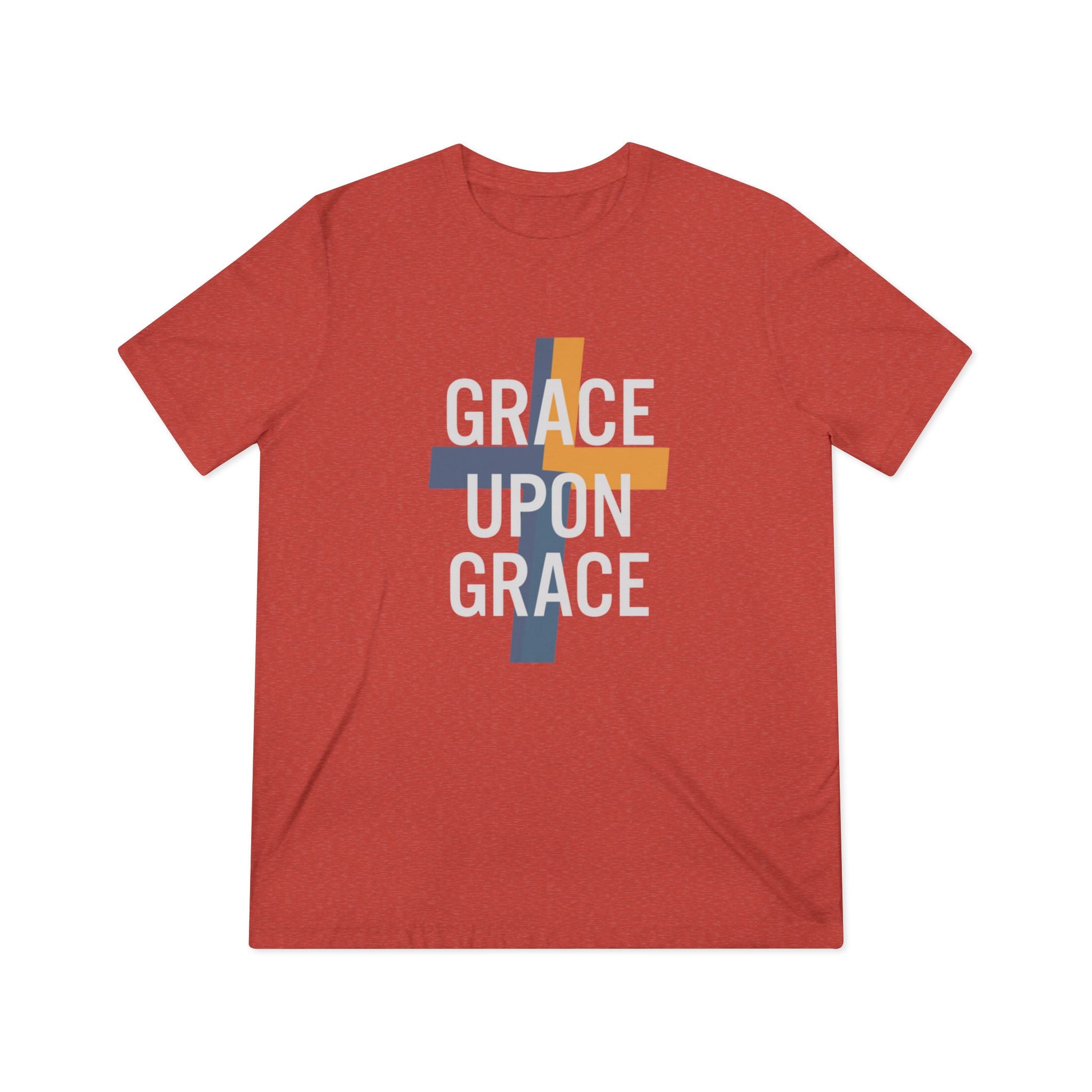 Grace Upon Grace Tee — Christian Cross Faith T-Shirt