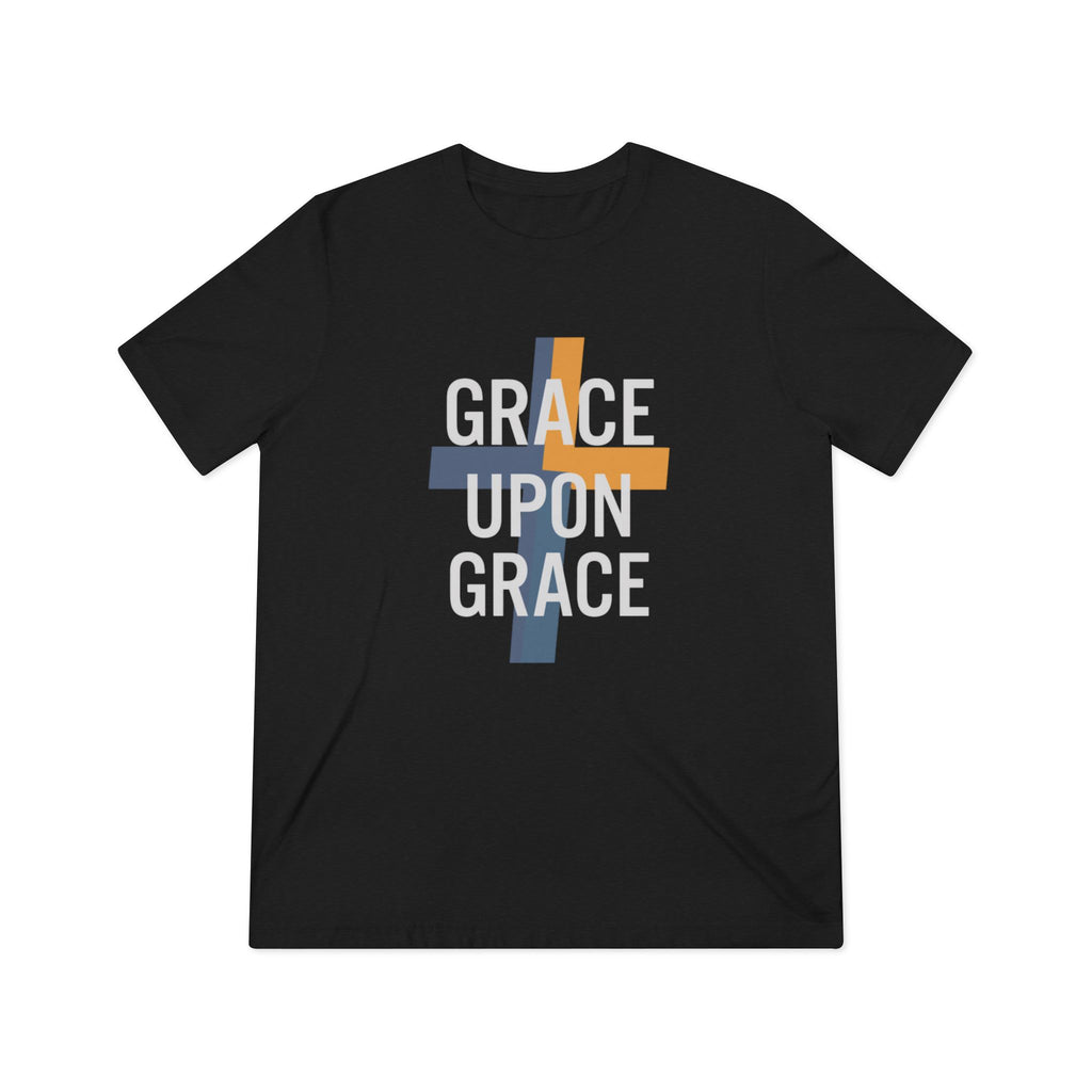 Grace Upon Grace Tee — Christian Cross Faith T-Shirt