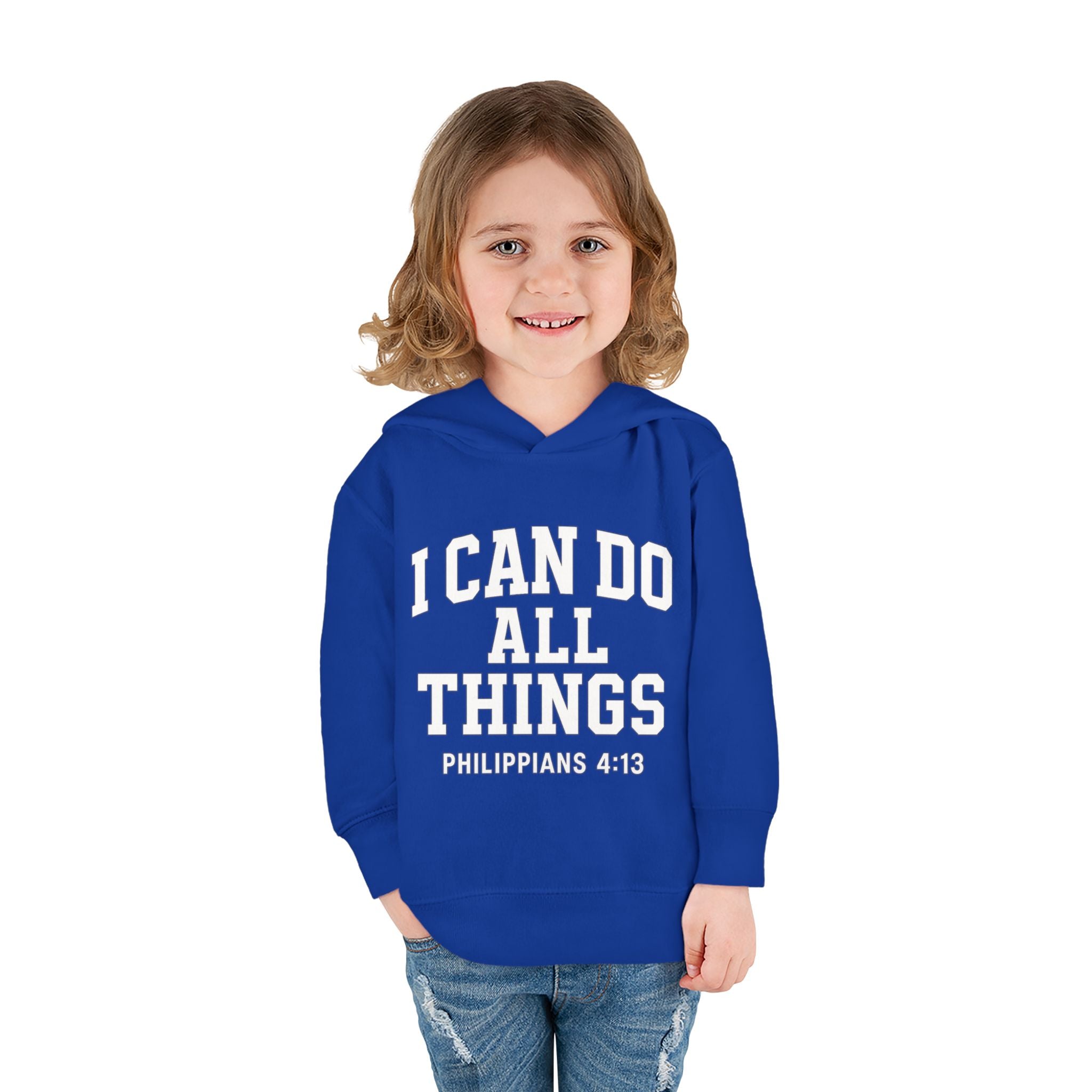 "I Can Do All Things" Toddler Hoodie