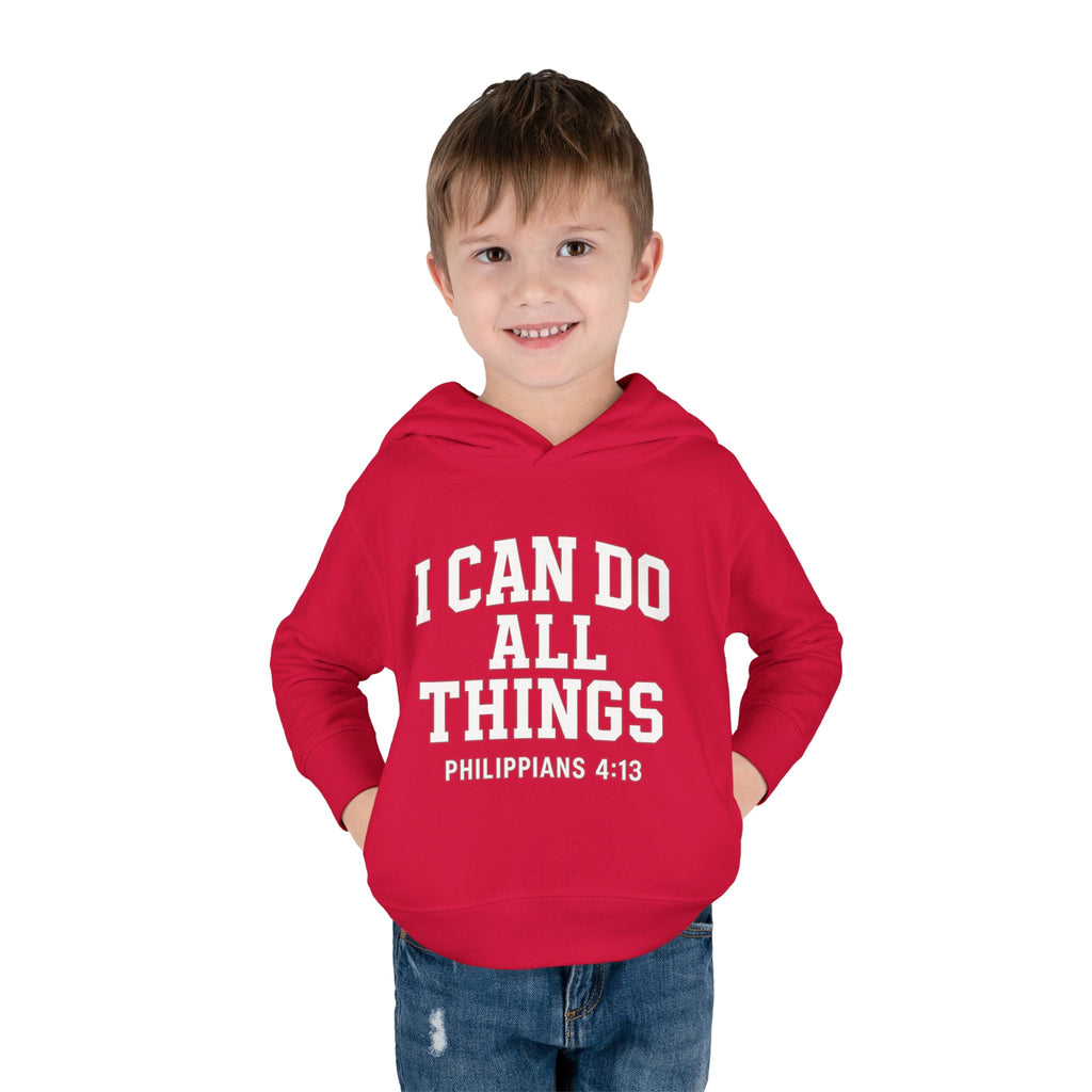"I Can Do All Things" Toddler Hoodie