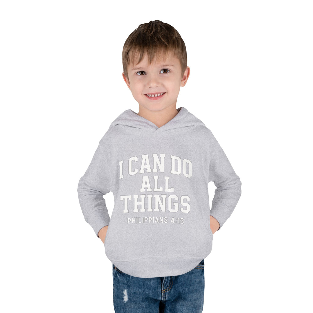 "I Can Do All Things" Toddler Hoodie