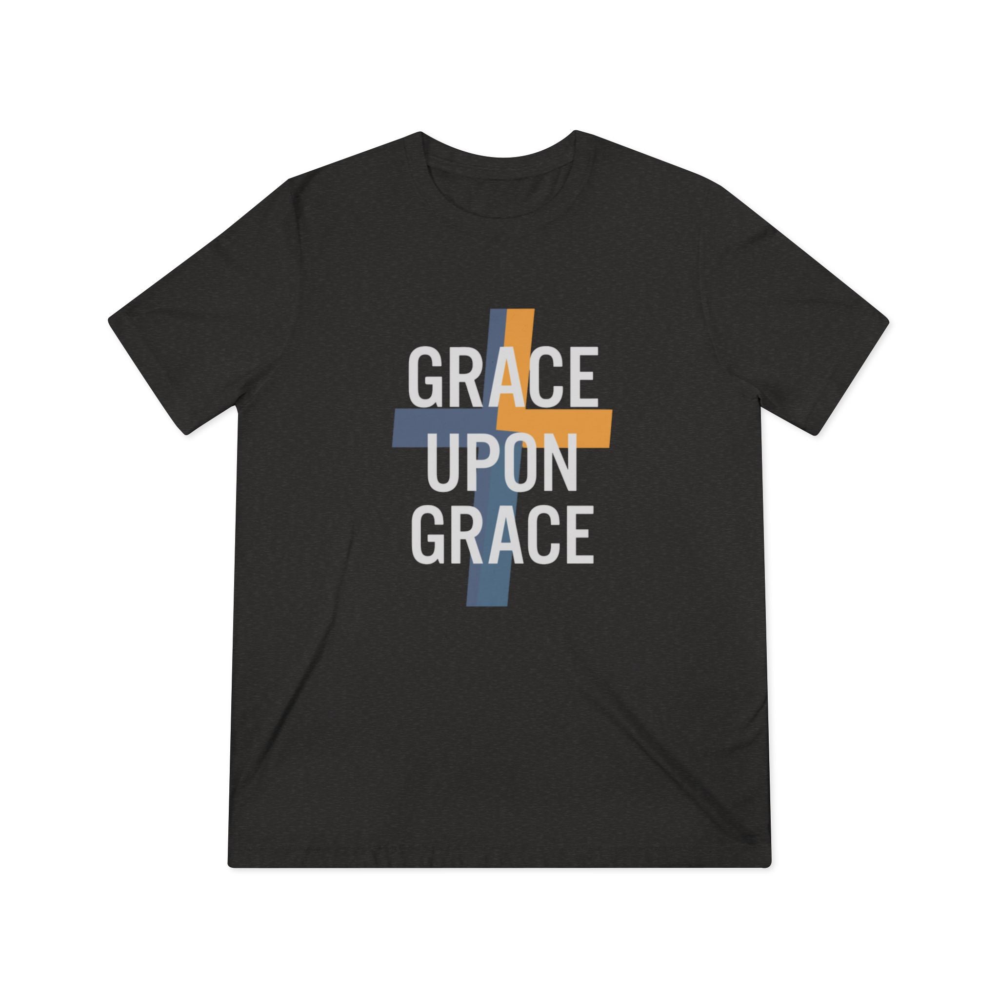 Grace Upon Grace Tee — Christian Cross Faith T-Shirt