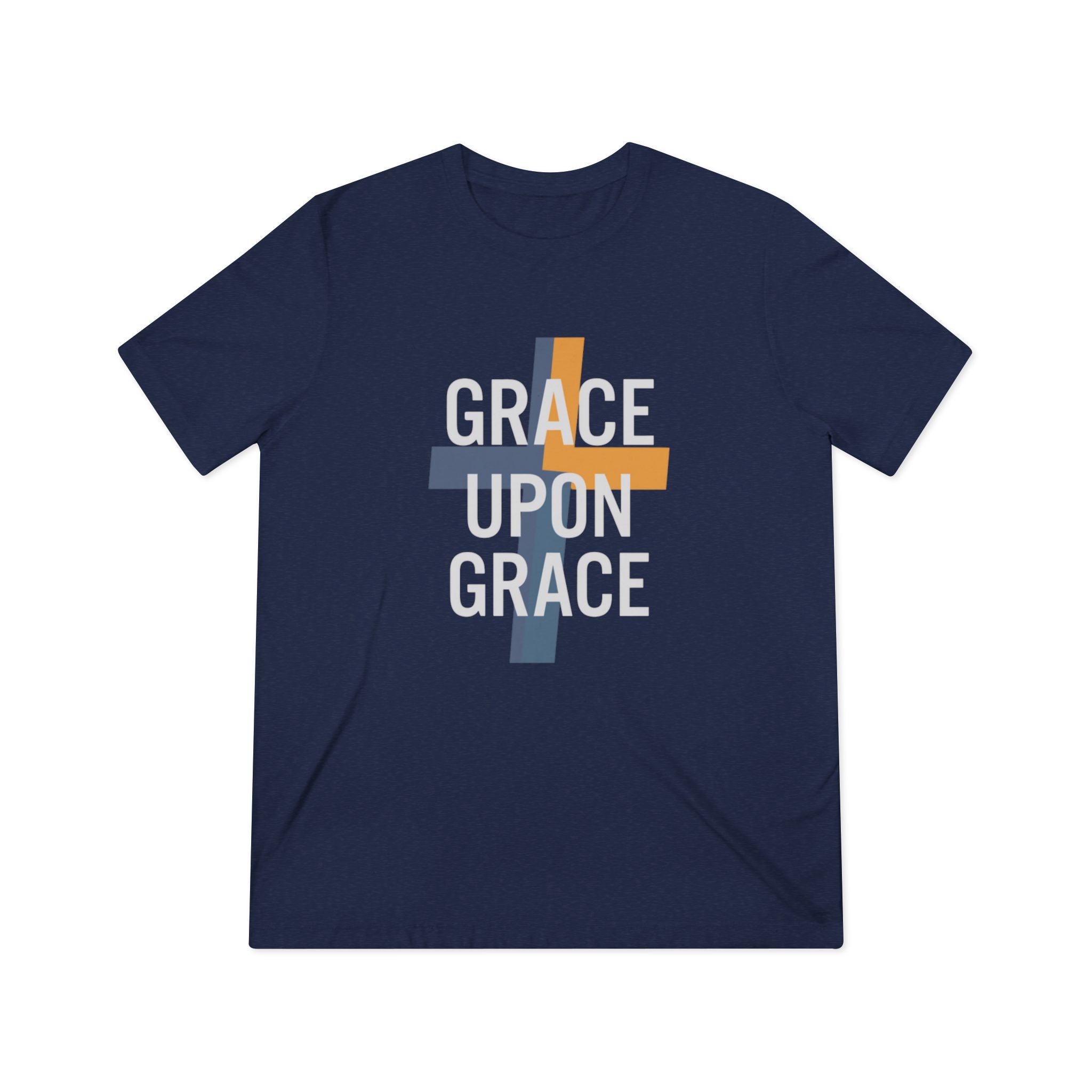 Grace Upon Grace Tee — Christian Cross Faith T-Shirt