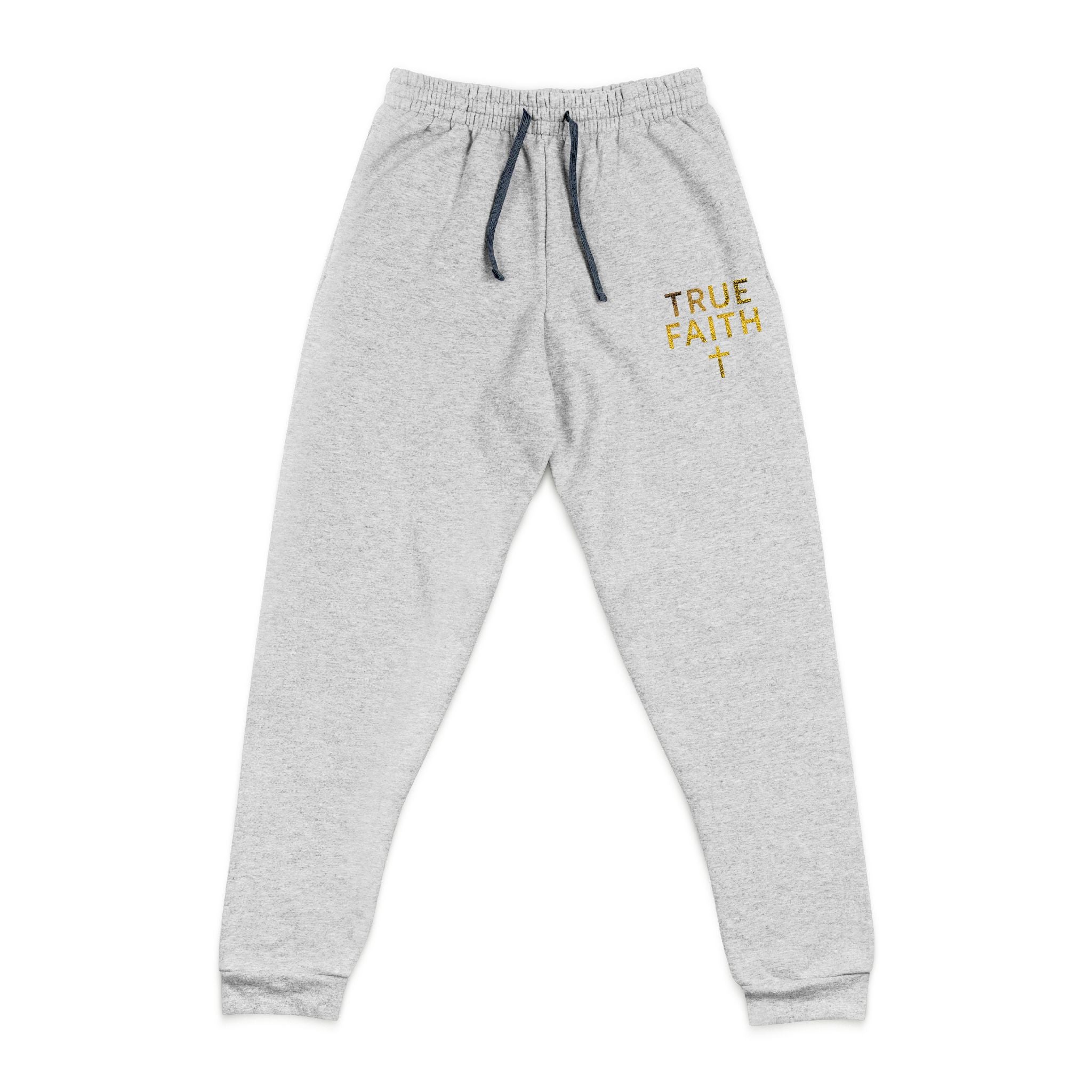 "True Faith Logo" Embroidered Joggers