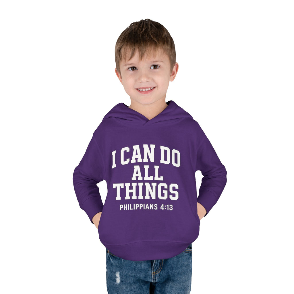 "I Can Do All Things" Toddler Hoodie