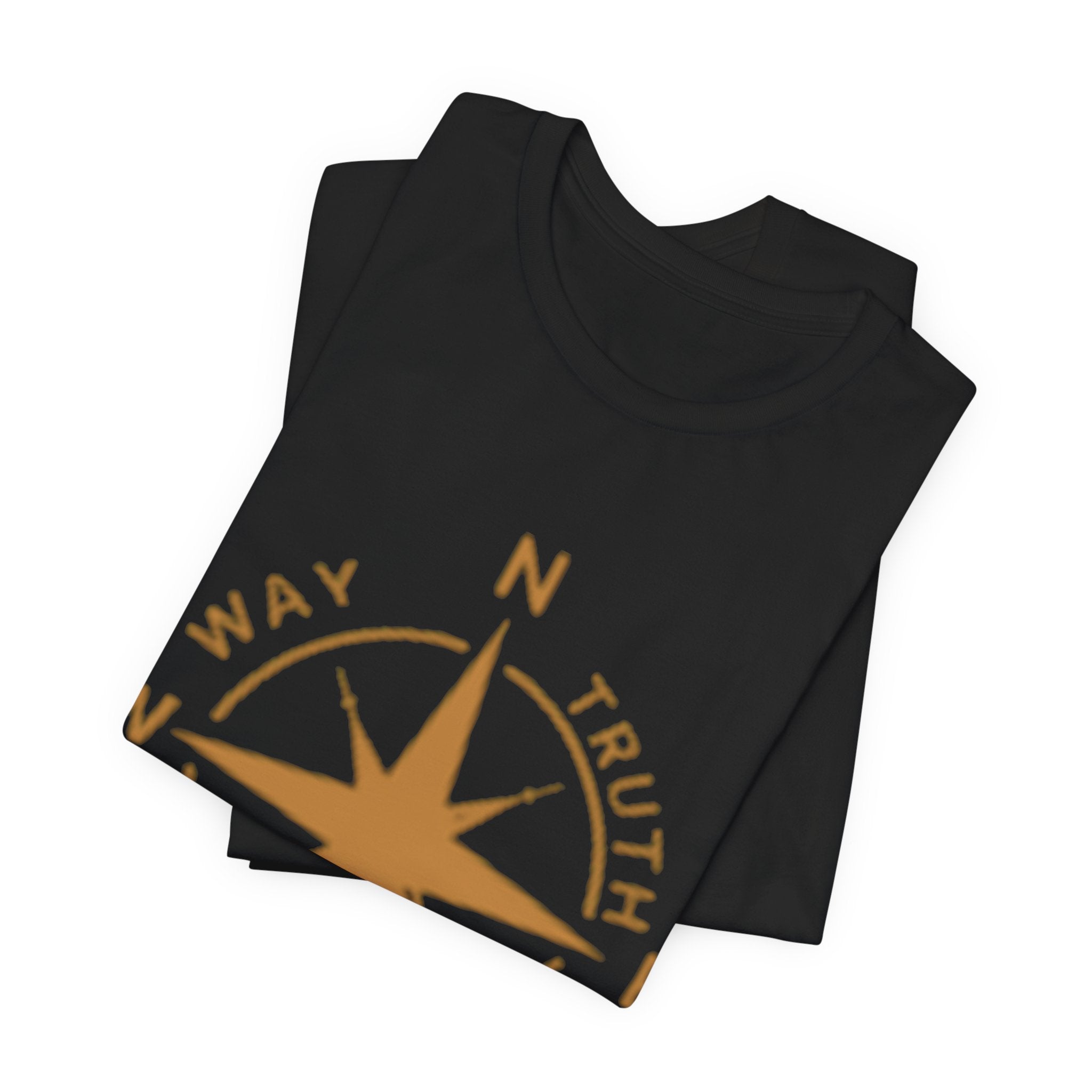 Compass of Faith T‑Shirt — "Way Truth Life" Christian Graphic Tee